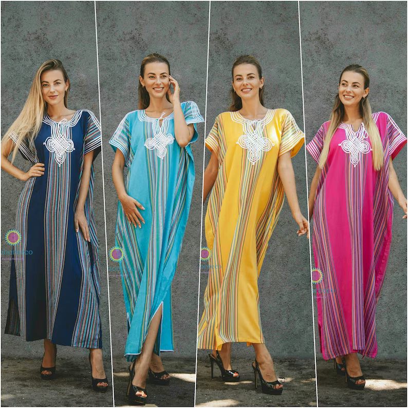 Vos journées d'été ont enfin leur tenue idéale : caftan réinventé pour le soleil