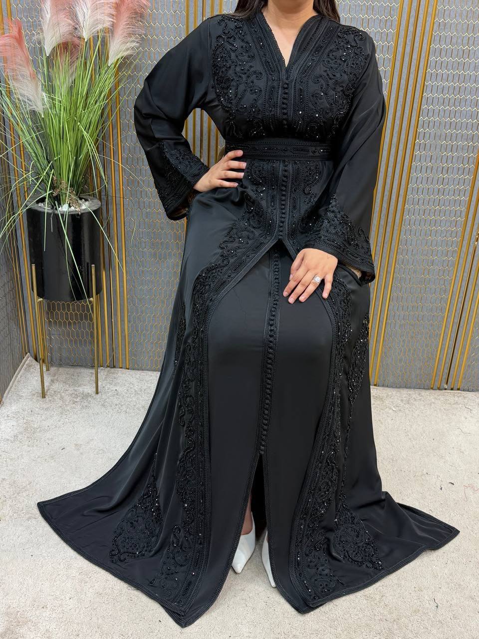 Caftan marocain 2 pièces – Perlé à la main — photo 5