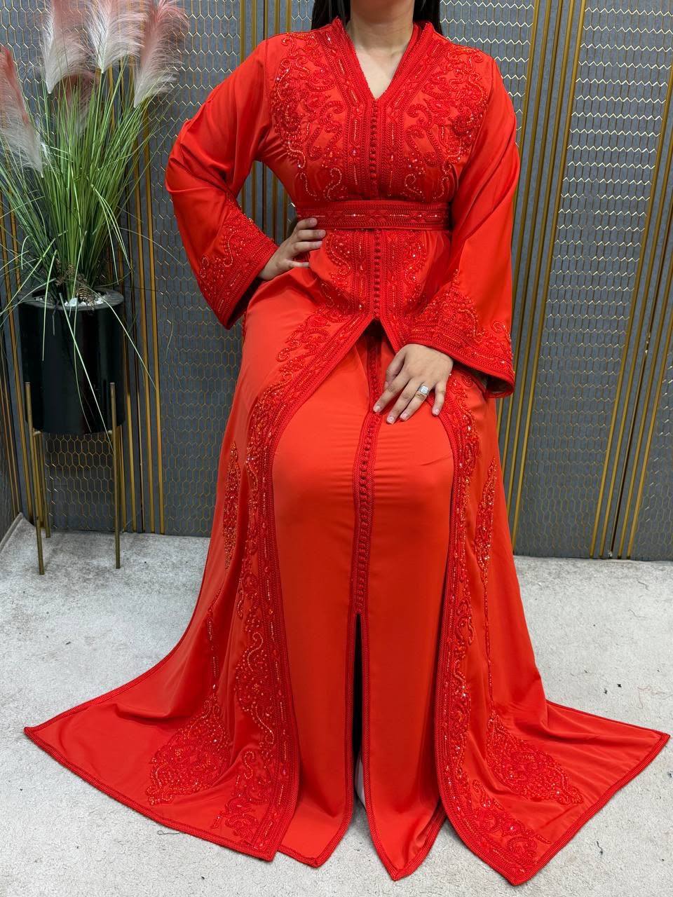 Caftan marocain 2 pièces – Perlé à la main — photo 4