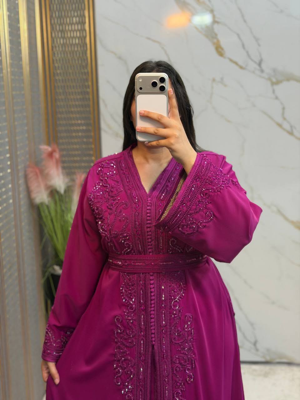 Caftan marocain 2 pièces – Perlé à la main — photo 7
