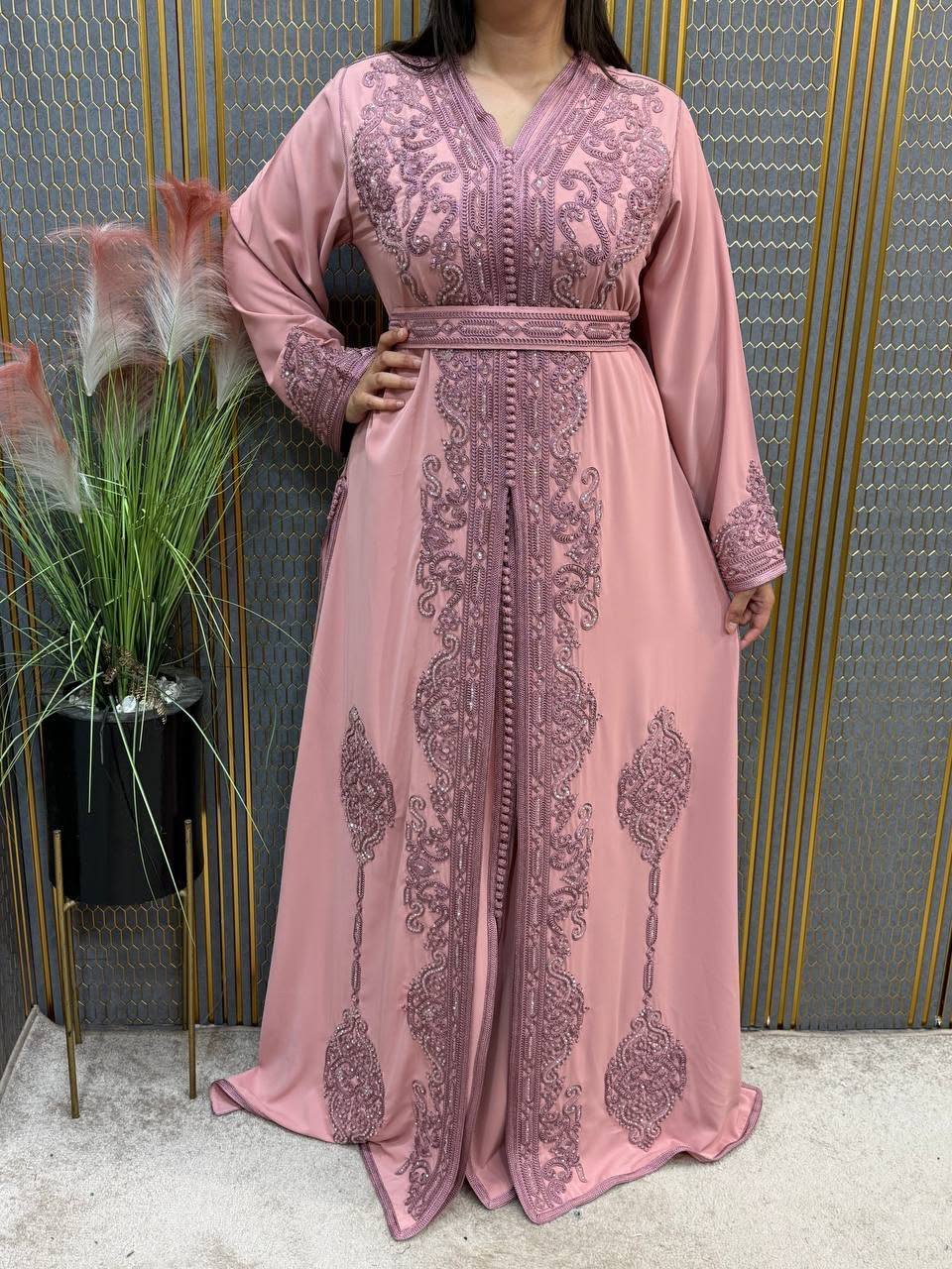 Caftan marocain 2 pièces – Perlé à la main — photo 10