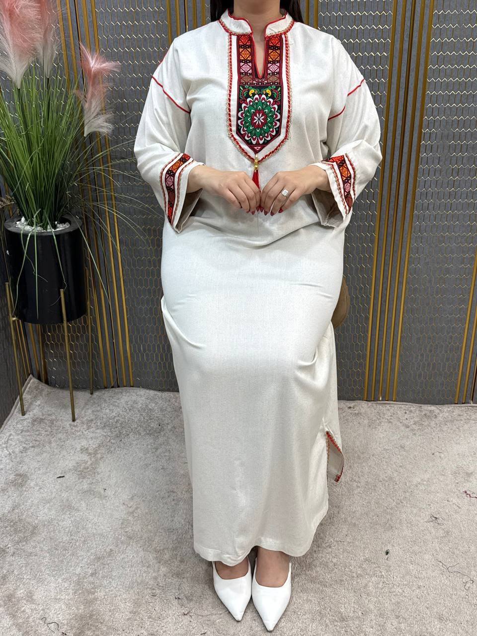 Tunique brodée style ethnique