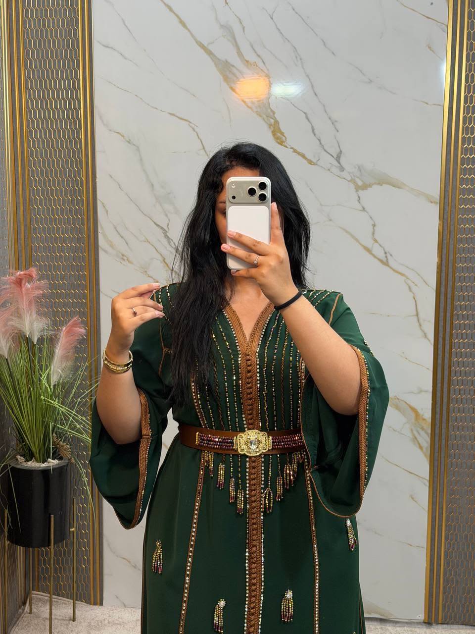 Caftan en crêpe léger — photo 5
