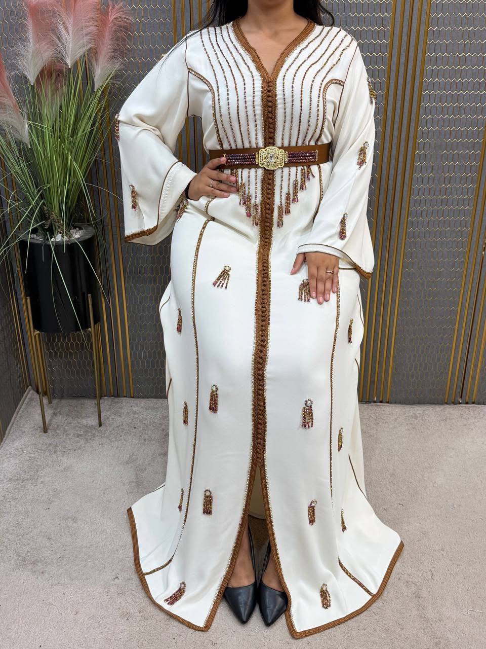 Caftan en crêpe léger — photo 4
