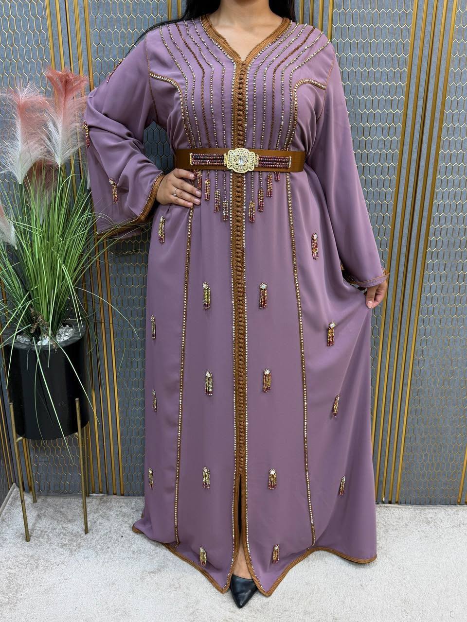Caftan en crêpe léger — photo 3