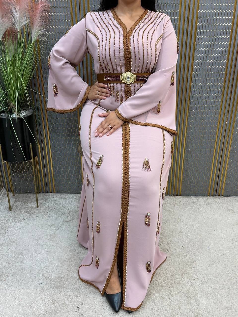 Caftan en crêpe léger — photo 10