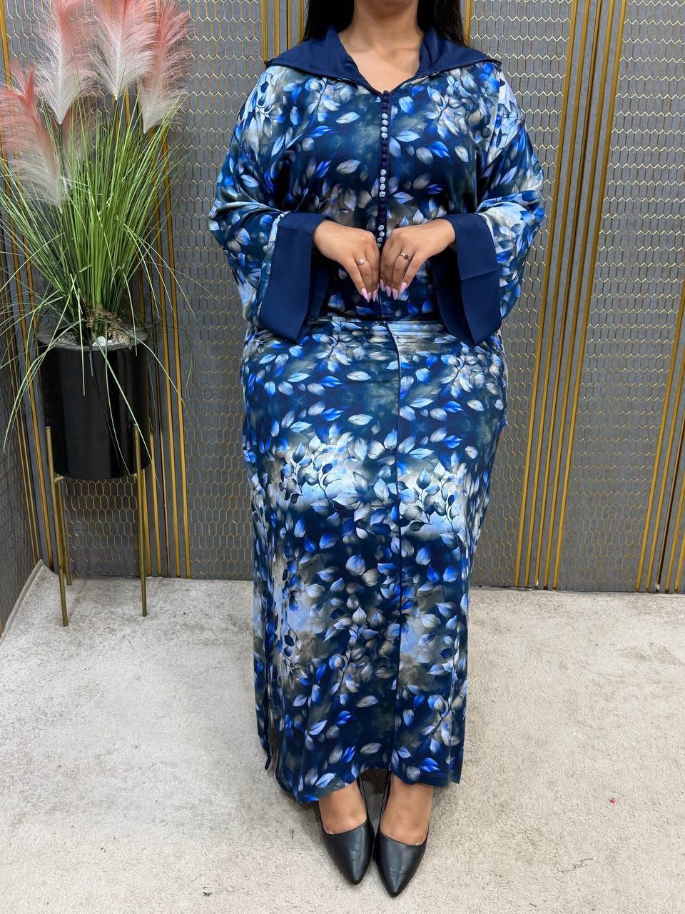 Robe longue imprimée florale — photo 2