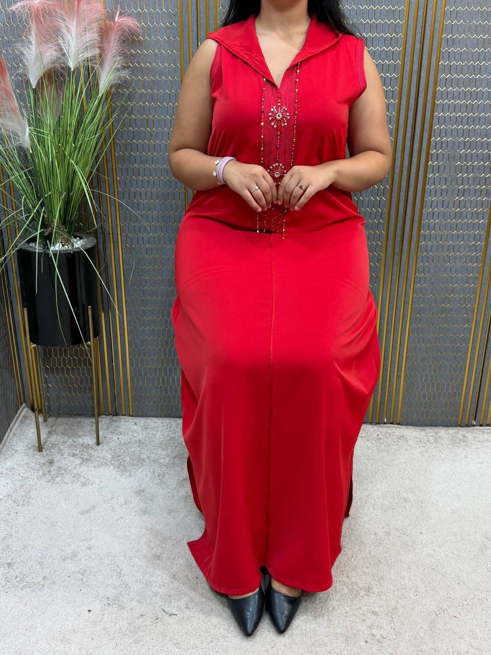 Robe longue col marin — photo 4