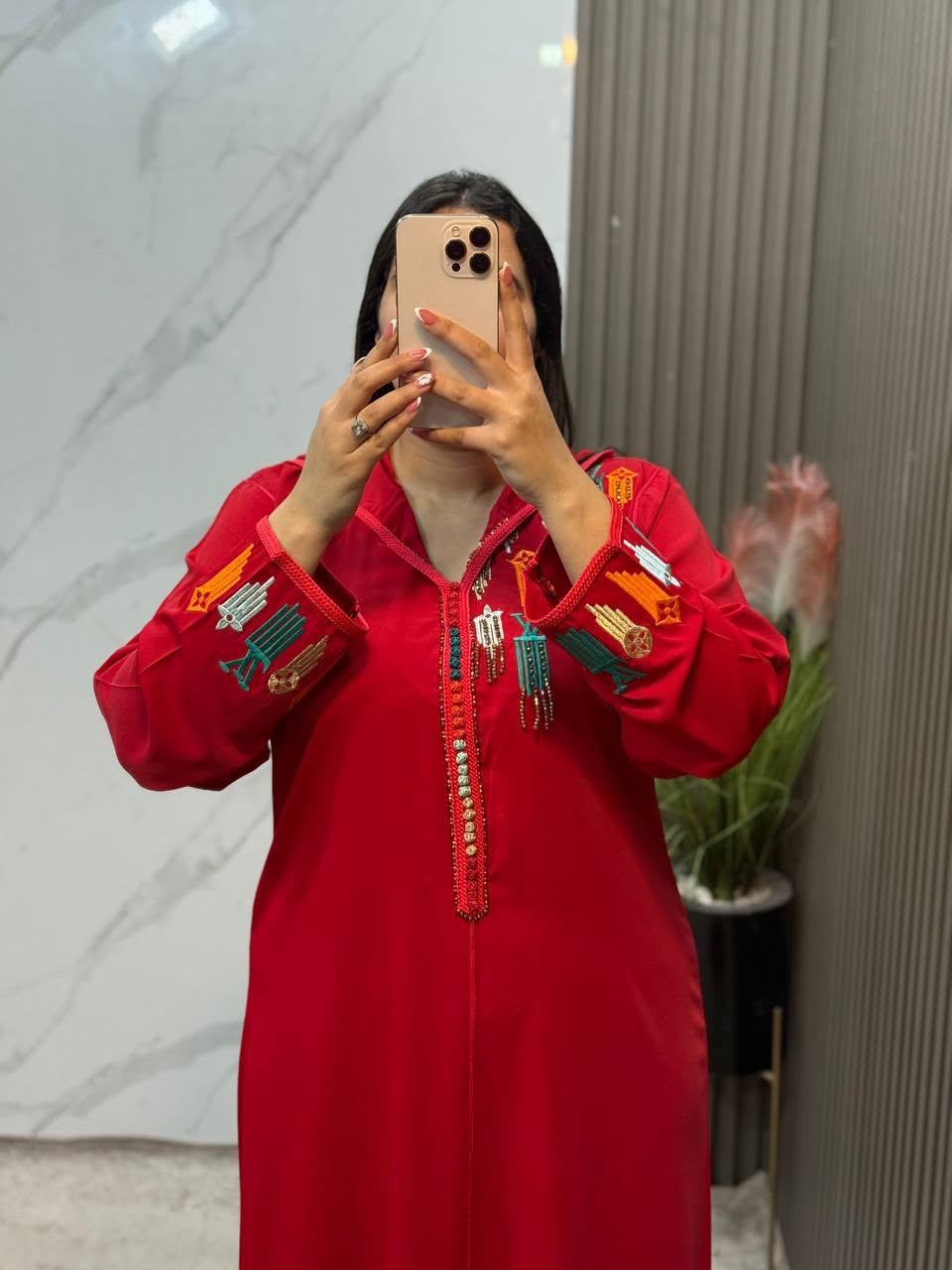Robe longue brodée — photo 8