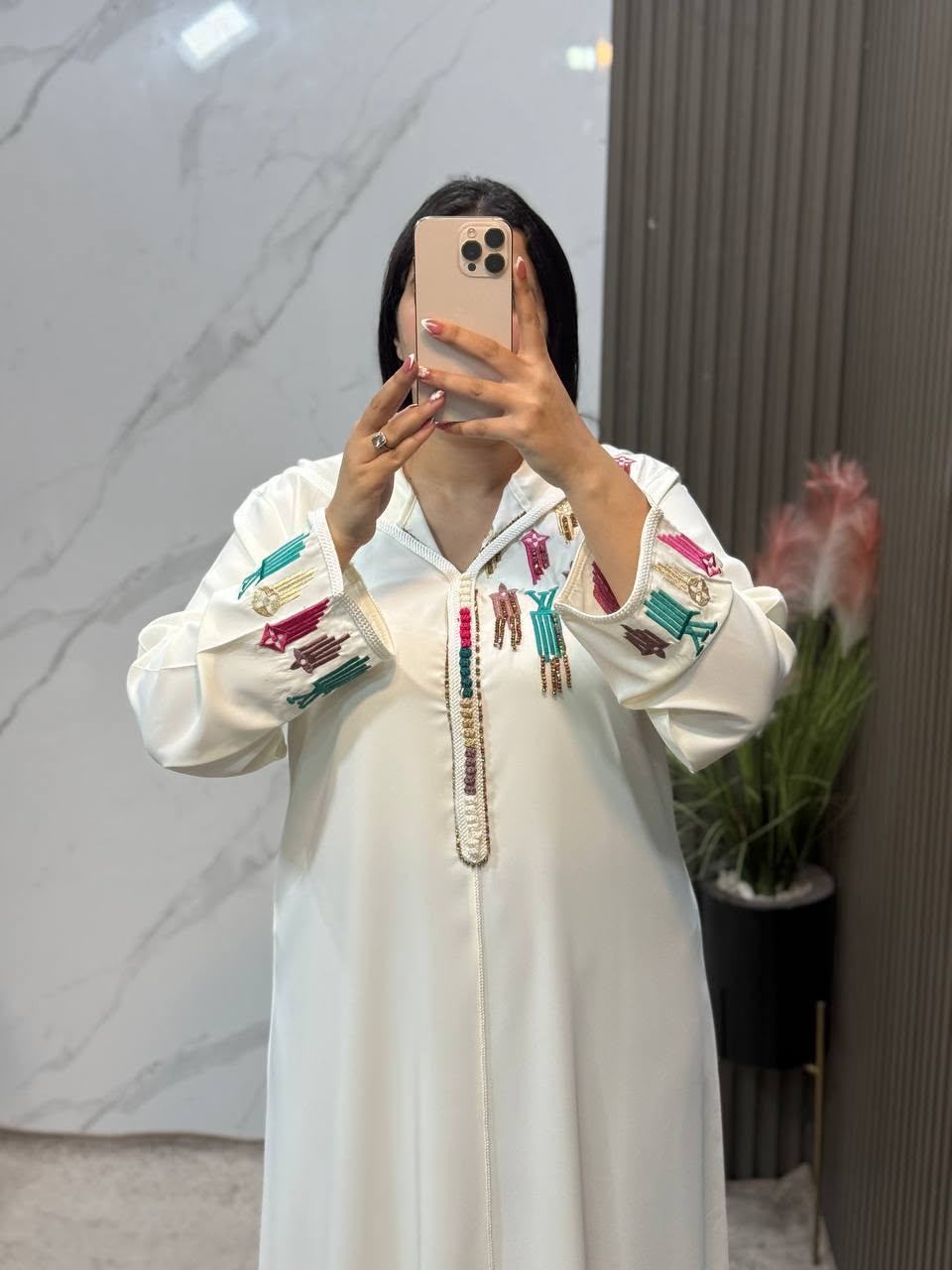 Robe longue brodée — photo 2