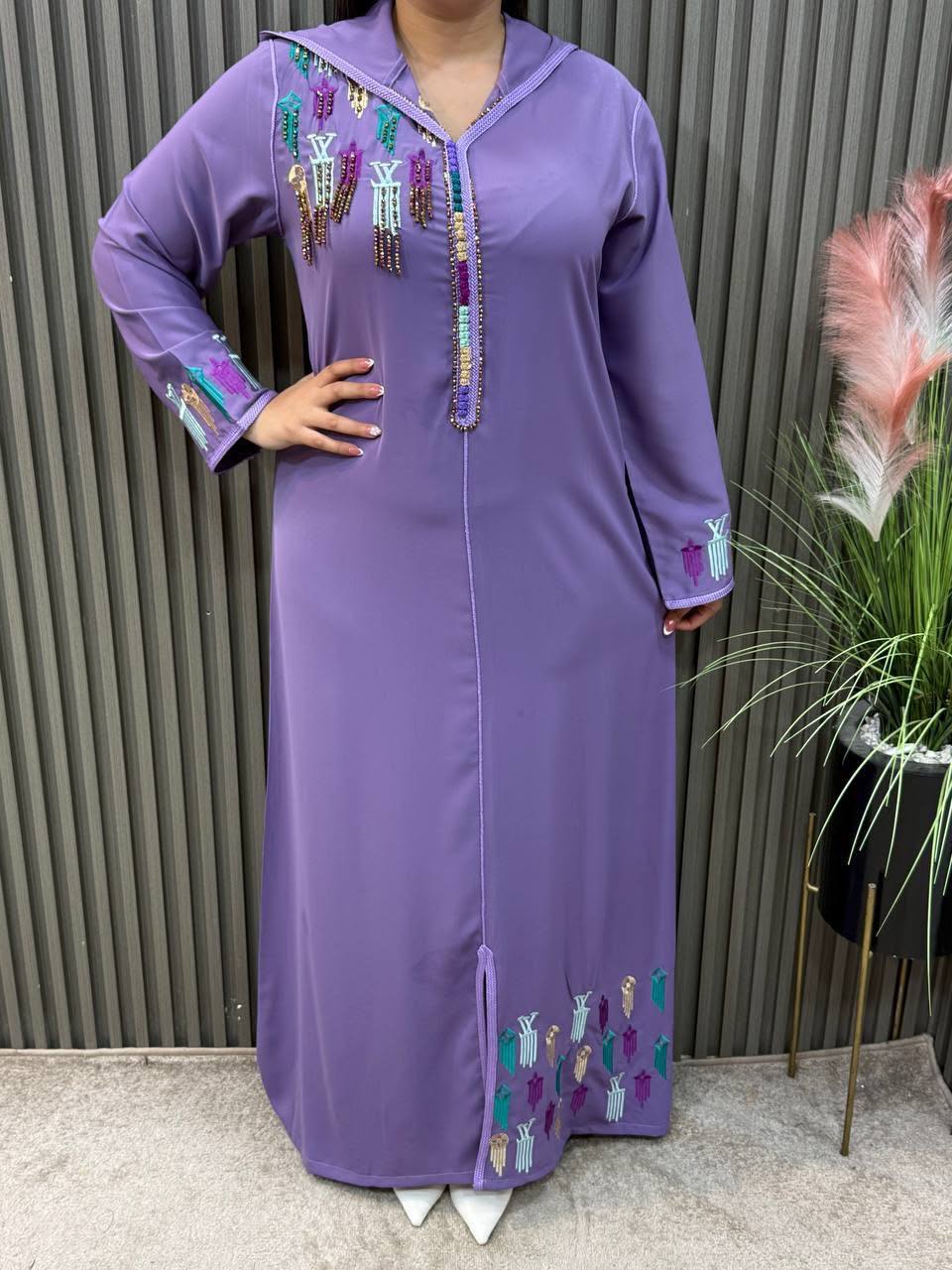 Robe longue brodée — photo 5