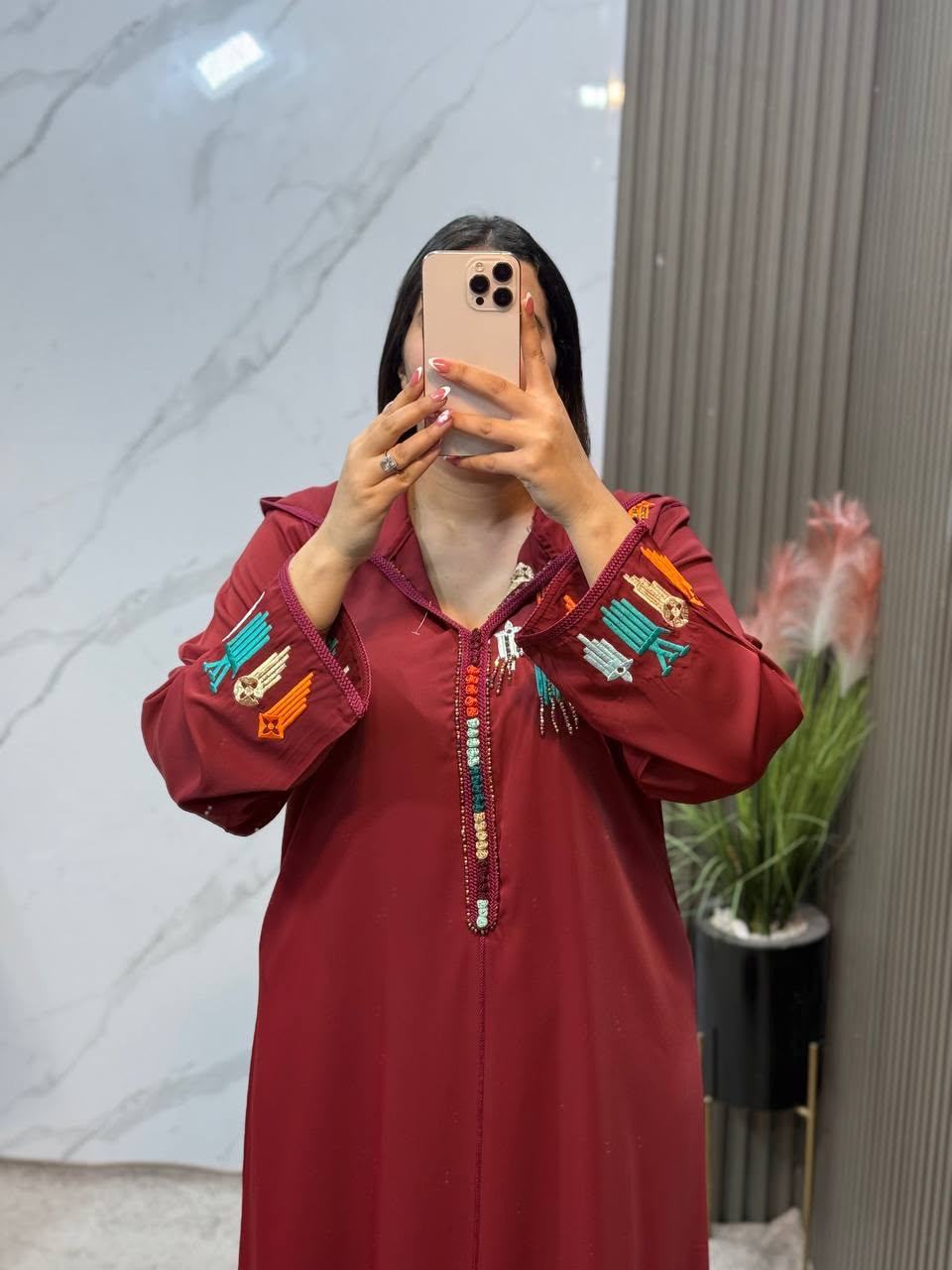 Robe longue brodée — photo 7
