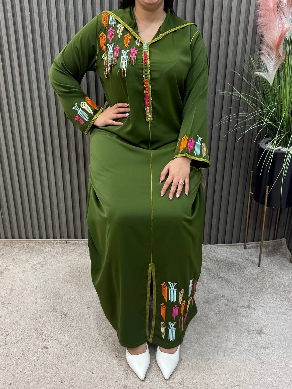 Robe longue brodée — photo 3