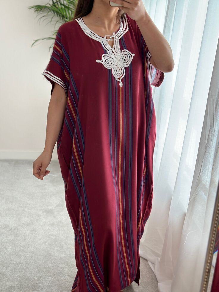 Robe d'été bohème brodée