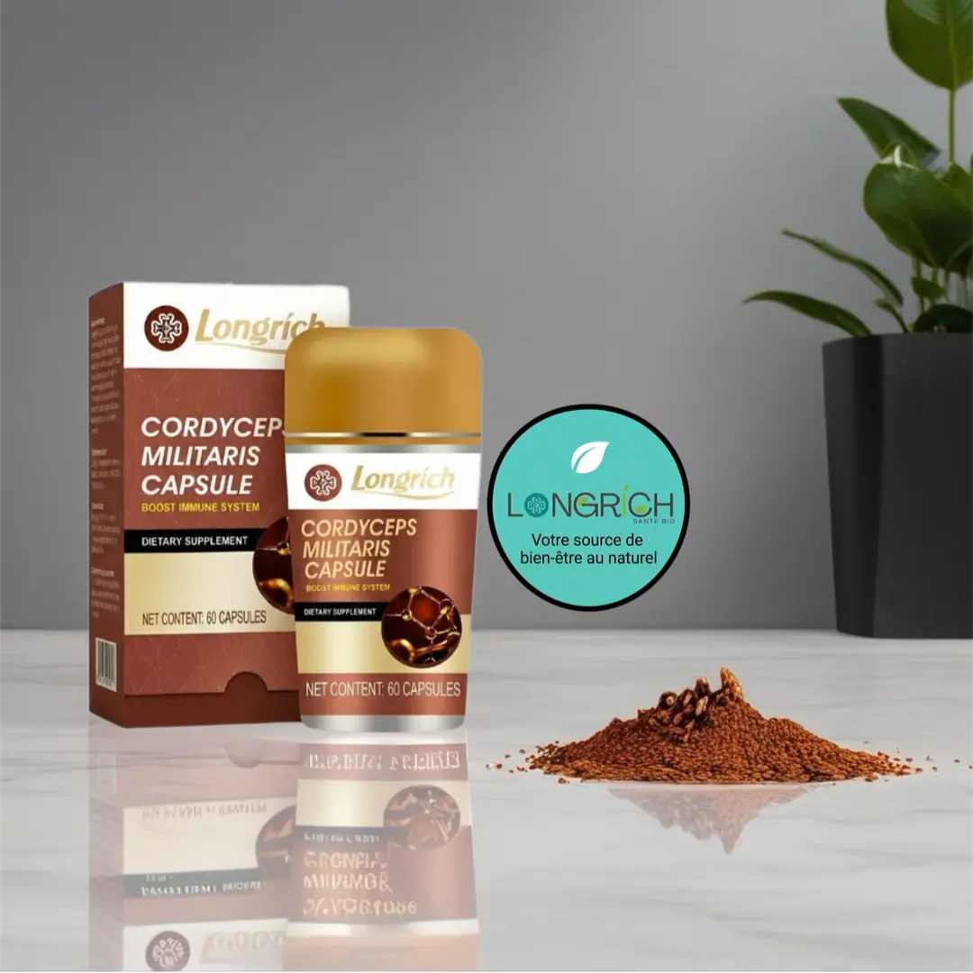 Cordyceps Militaris Longrich – Antibiotique Naturel Immunité et Protection Poumons Reins